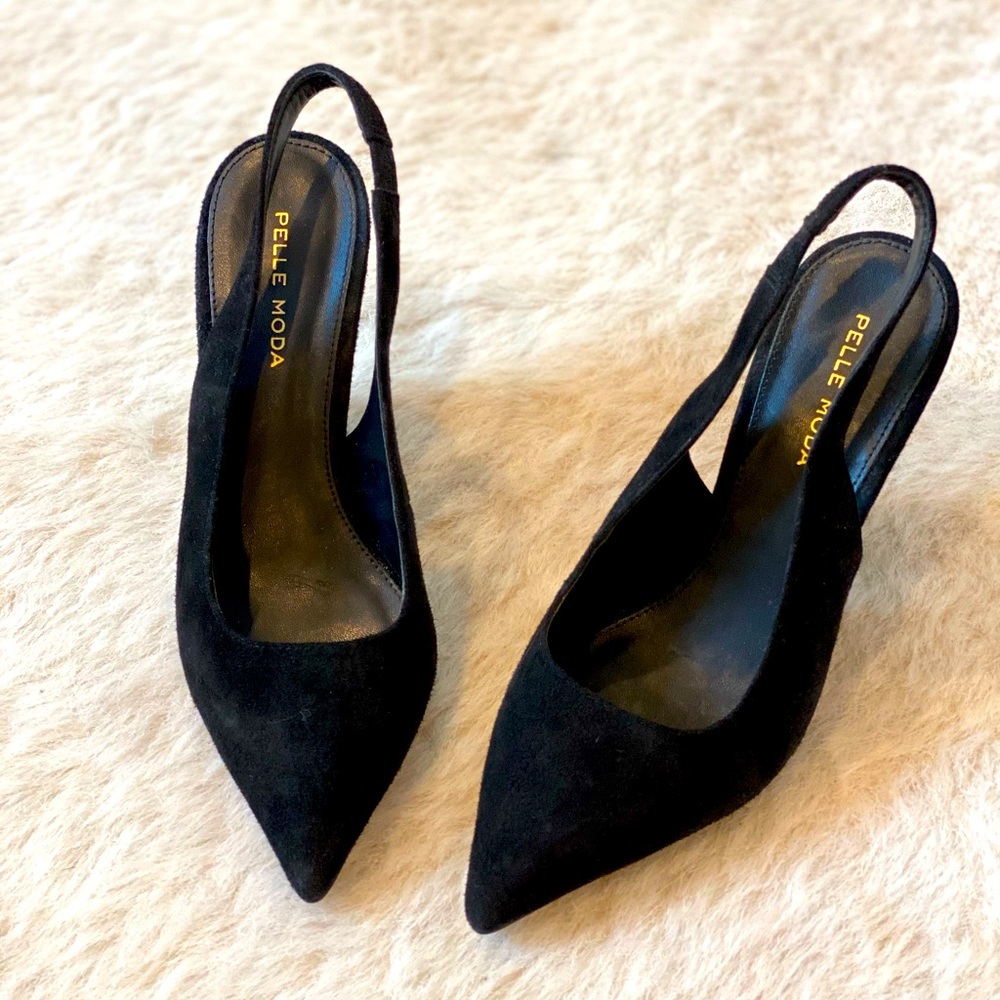 Pelle Moda Opal Slingbacks - black